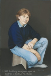pastel portrait